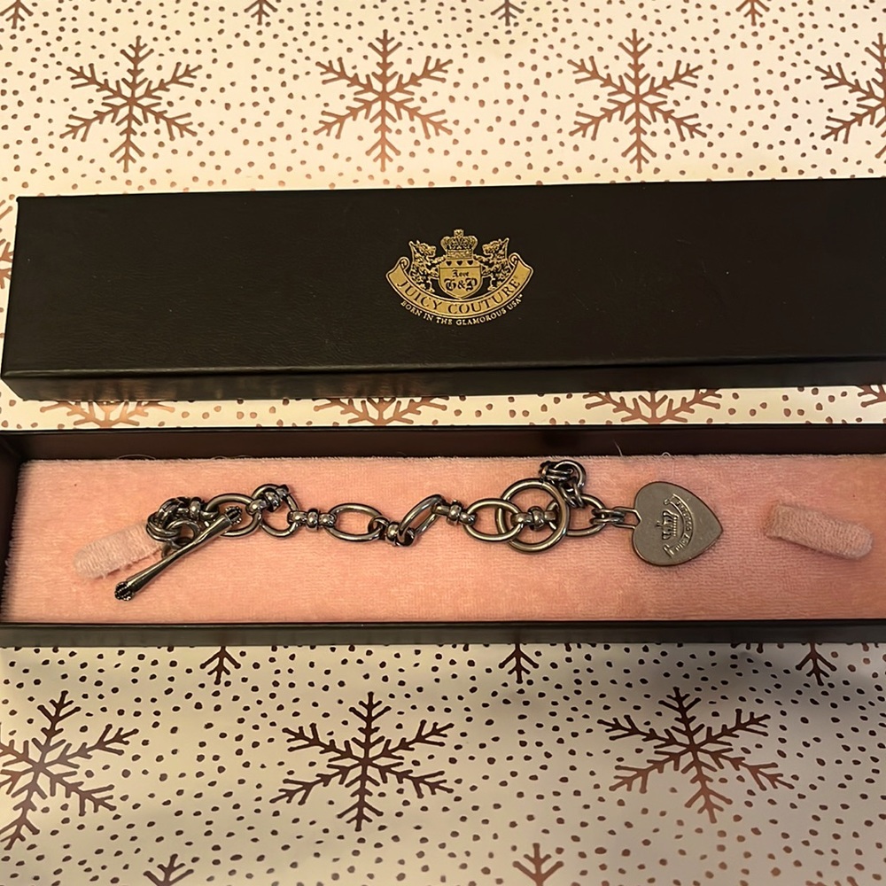 Juicy Couture charm bracelet with box